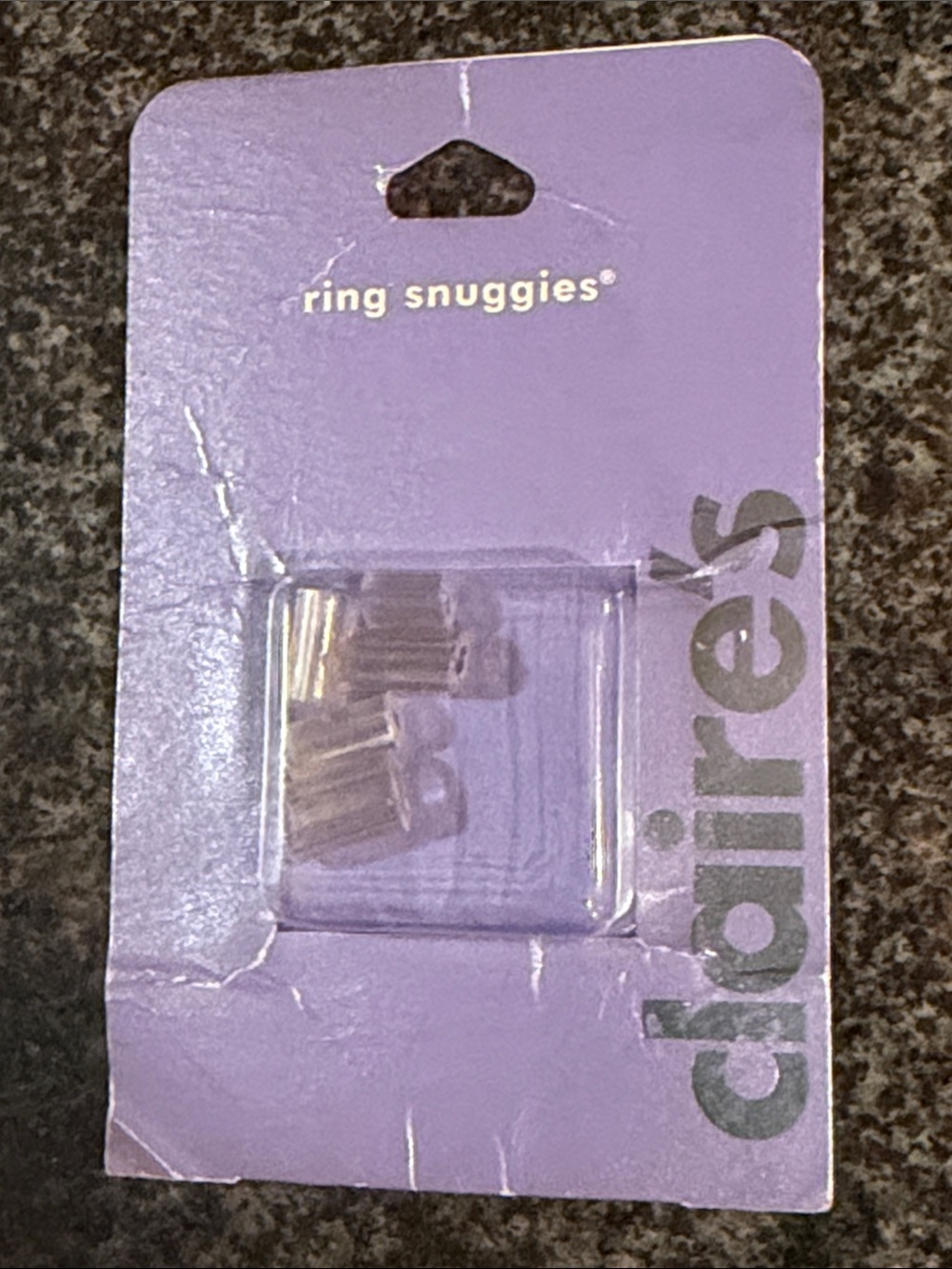 Claire's Clear Silicone Ring Snuggies